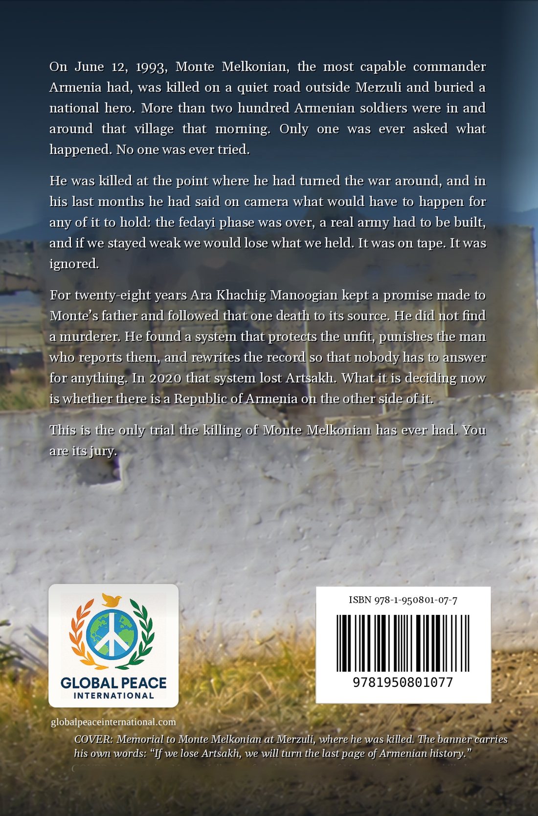 Back cover of Go Die, Come Back, So I Can Love You