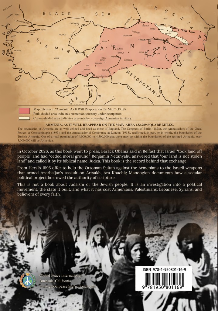Political Zionism and the Armenian Question back cover